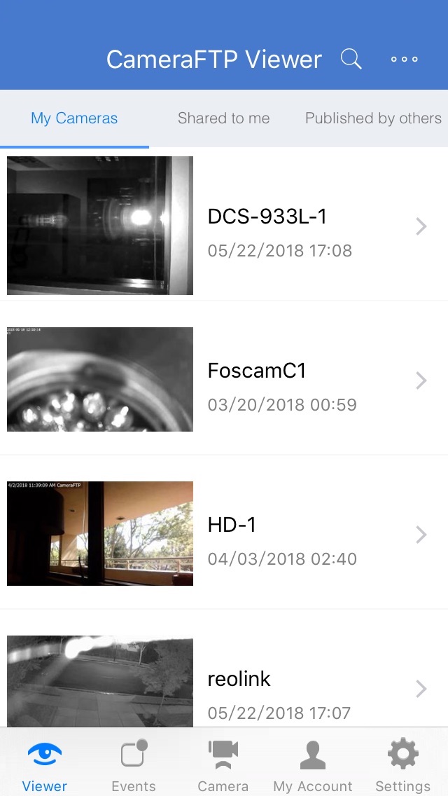 Camera Viewer for iOS